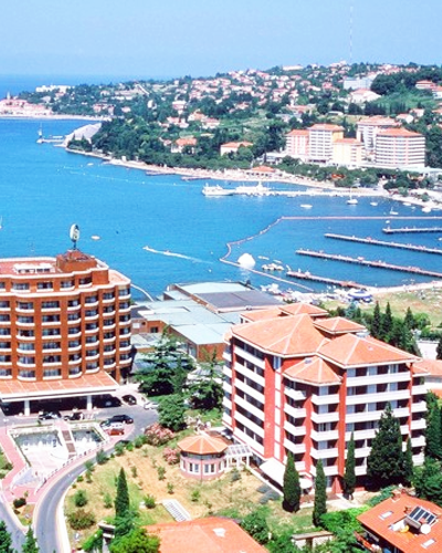 Real estate on Adriatic sea coast area